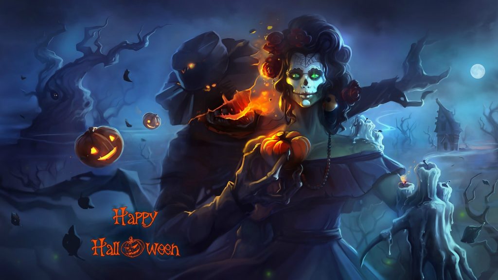 Cute Halloween Horror couple  images
