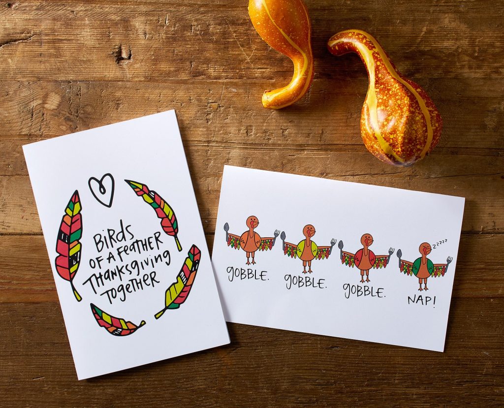 Thanksgiving thank you Cards