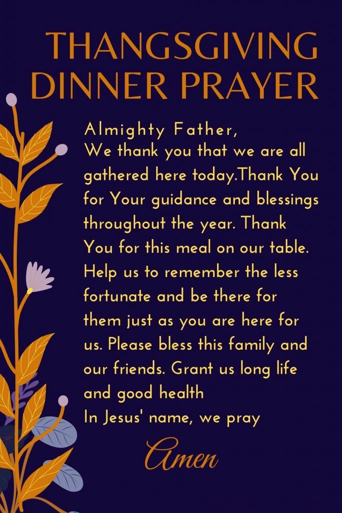 funny Thanksgiving prayers