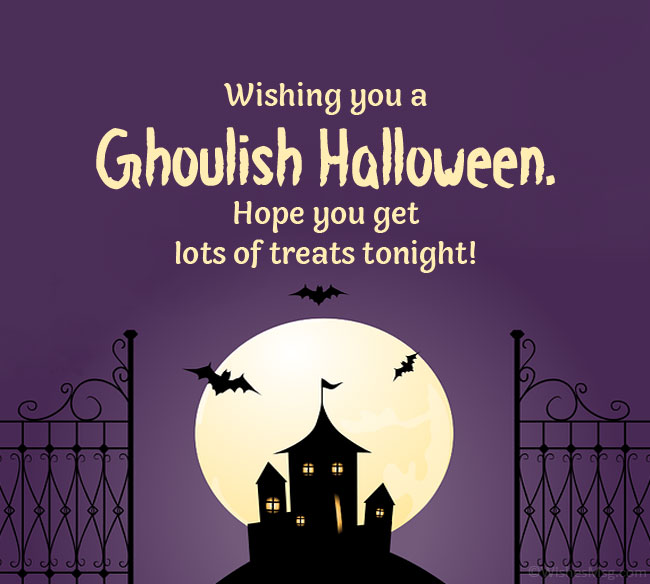 halloween greeting card messages 
