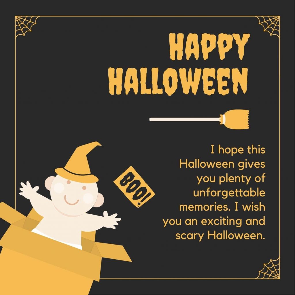 what to write in a halloween card