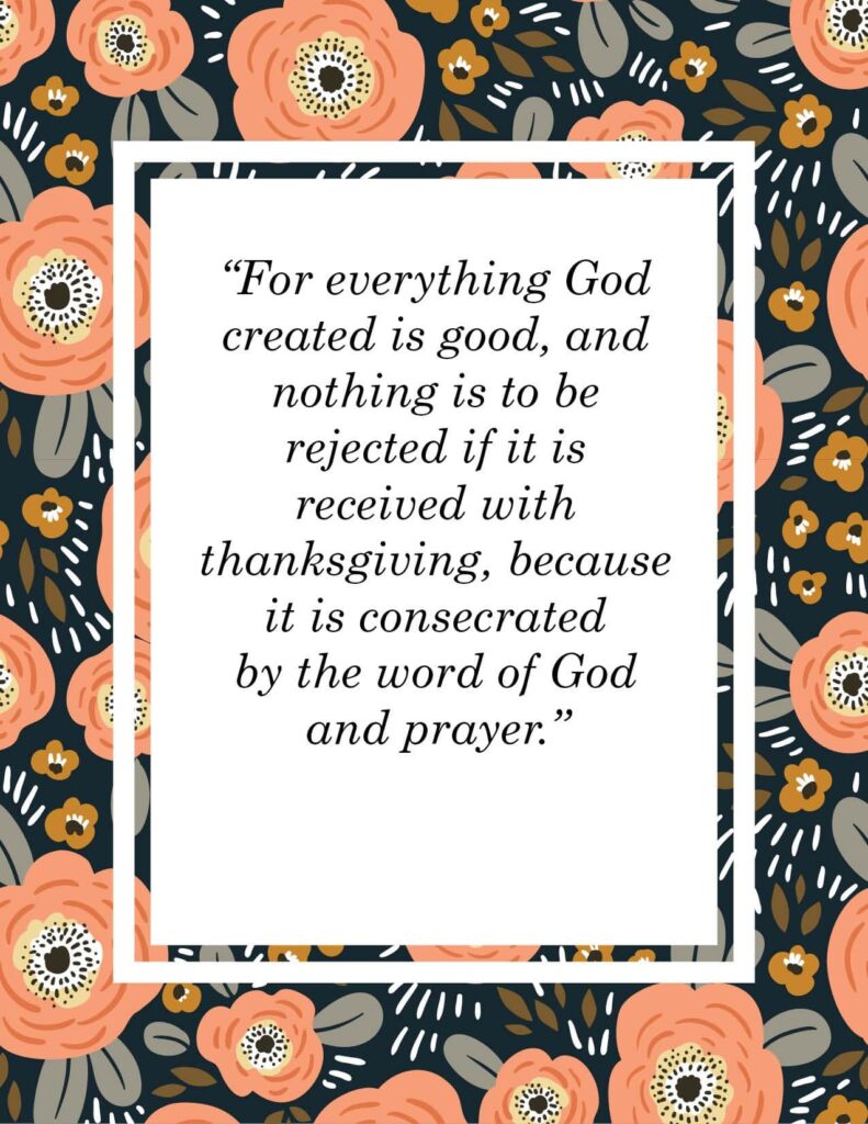 thanksgiving scripture verses