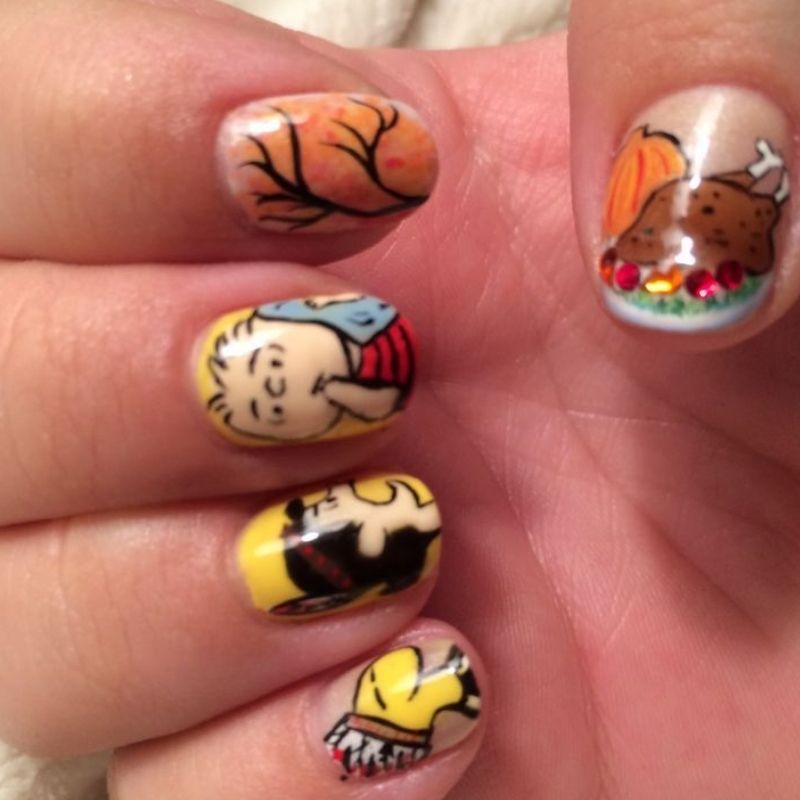 autumn nail designs