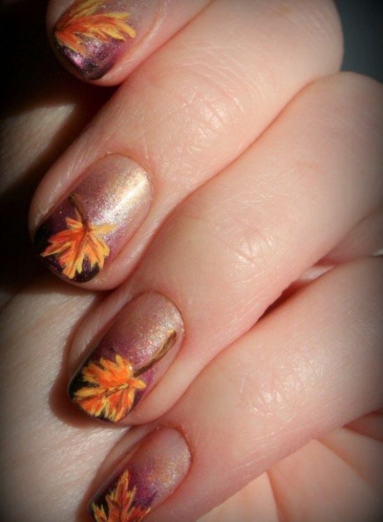 thanksgiving nail art