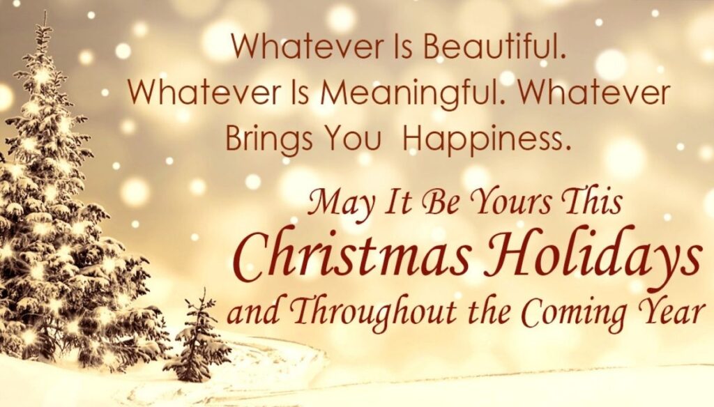 Merry Christmas Messages Images