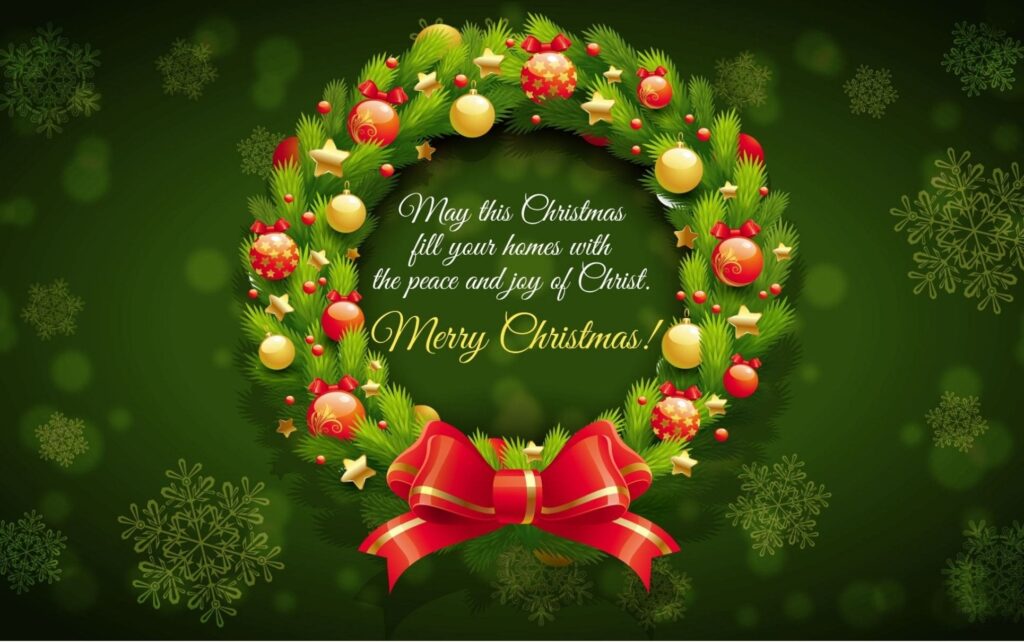wish you Merry Christmas message