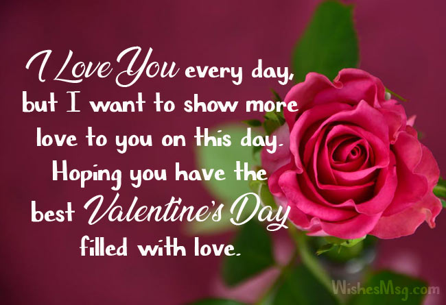 happy valentines day wishes for husband