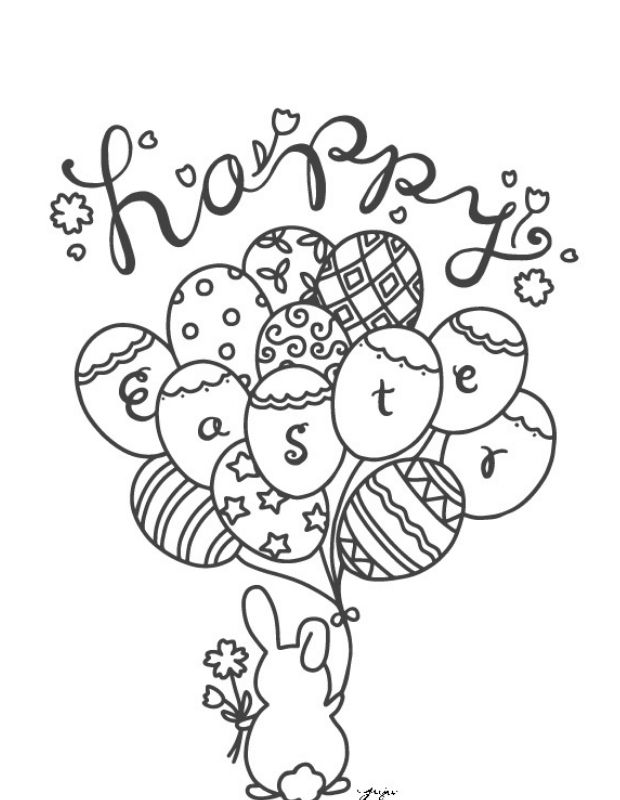 Coloring Pages of Easter
