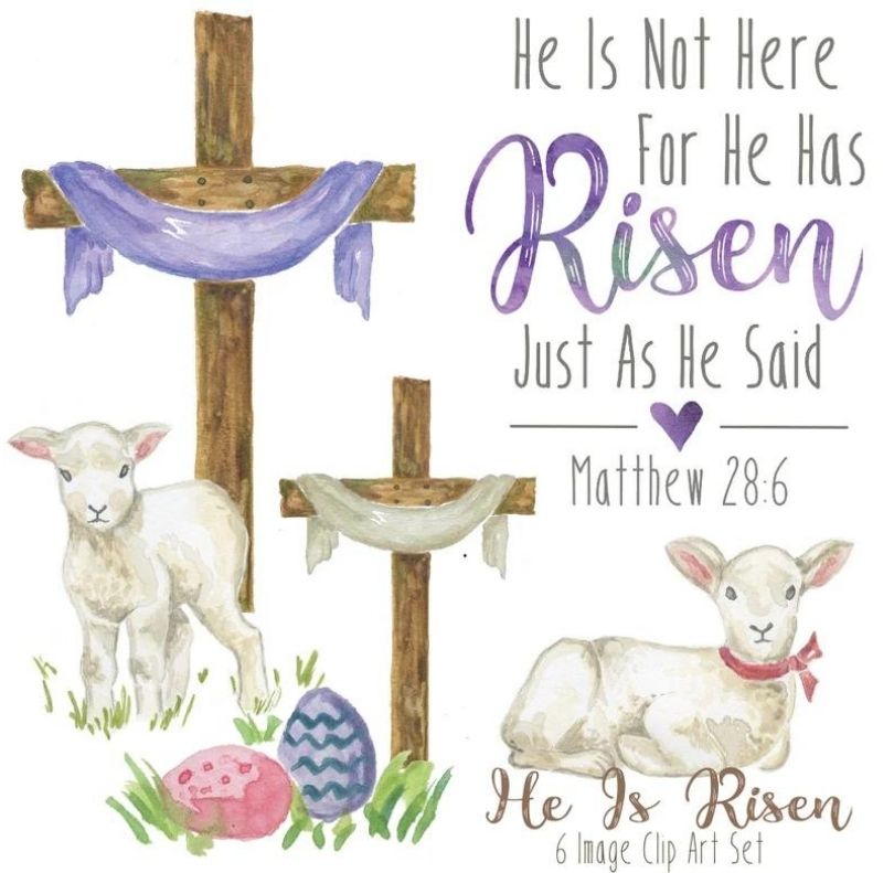 free easter religious images clipart