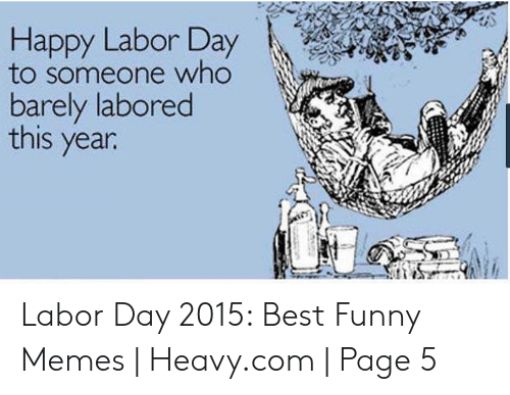 working on labor day meme