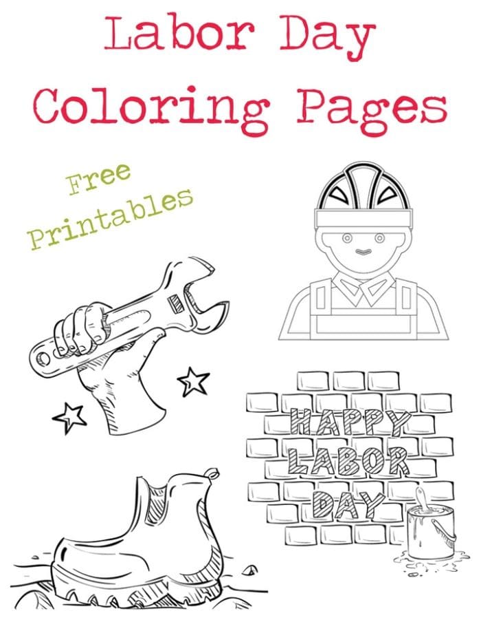 easy labor day coloring pages