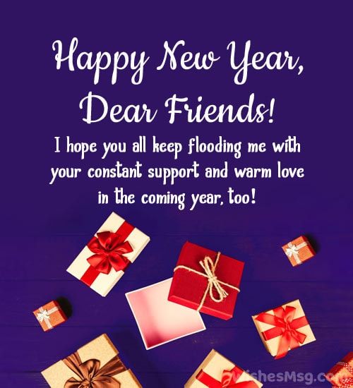 heart touching new year wishes for friends