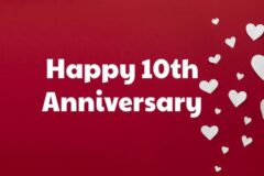10th anniversary Wishes