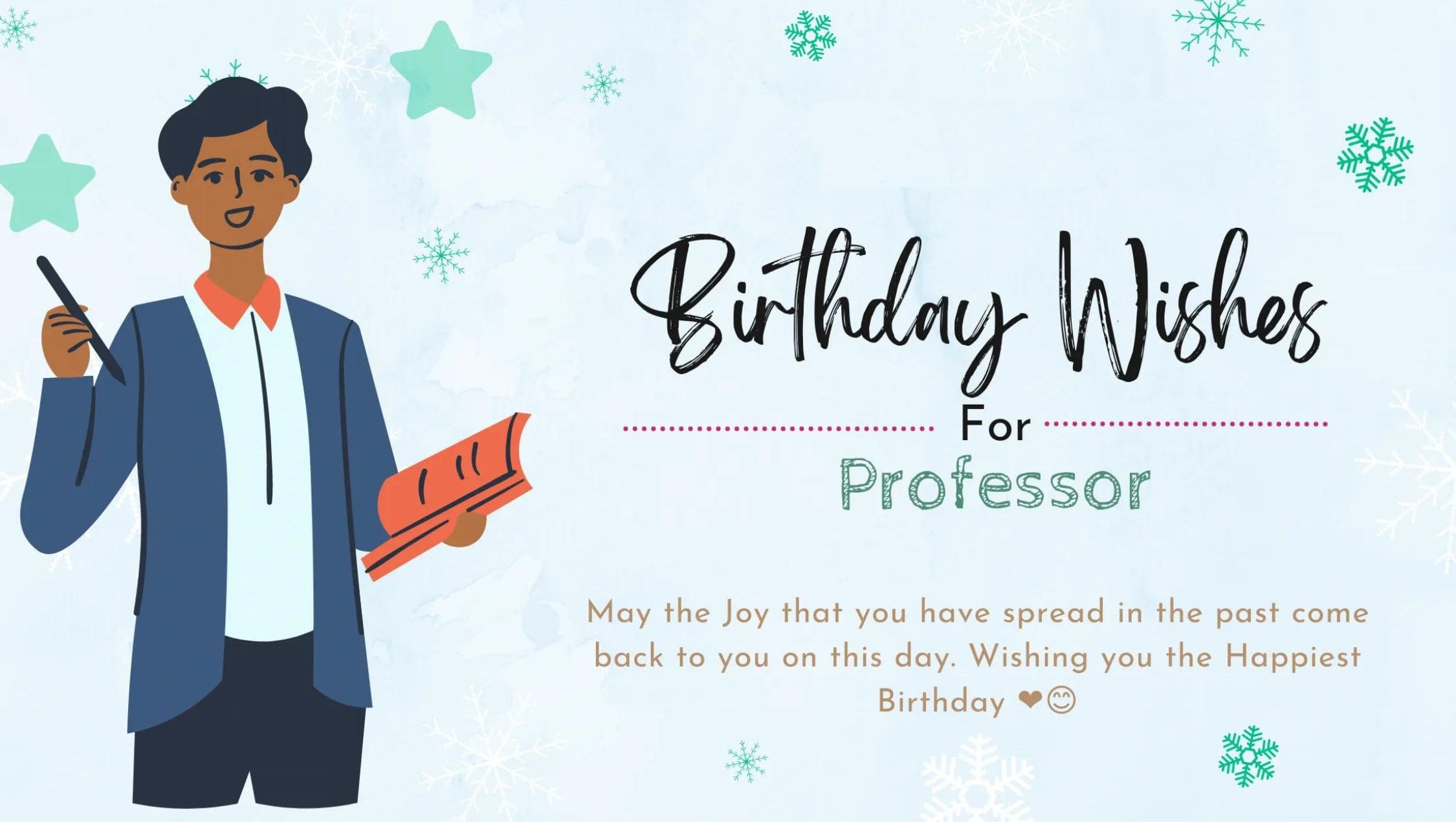 Birthday Wishes for Professors 2024